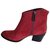 Zadig & Voltaire MOLLY Ankle Boots Dark red Leather  ref.50119