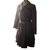 Jean Paul Gaultier Trench Coats Preto Algodão  ref.50156