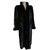 Yves Saint Laurent Mink coat "Mahogany" Black Fur  ref.50228