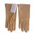 Hermès Gloves Beige Leather  ref.50274