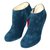 Christian Louboutin Ankle Boots Blue Leather Deerskin  ref.50371