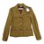 Burberry Jacket Green Linen  ref.50426