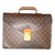 Louis Vuitton Bags Briefcases Brown Leather Cloth  ref.50487