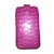 Custodia Smythson iPhone SE in pelle croco viola Porpora