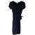 Diane Von Furstenberg Fausse robe sage Soie Bleu  ref.50503