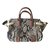 Barbara Bui Handtasche aus Python und Leder Braun - Ansicht 2