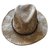 inconnue Hats Black White Beige Cotton  ref.50569