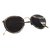 Autre Marque Sunglasses Black Metal Pink gold  ref.50667