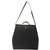 Hermès Hairbag Black Leather Cloth  ref.50676