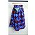 Gonna a stampa in cotone blu e rosso STELLA JEAN 42 IT Bianco Blu navy - vista 2