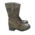 Free Lance Boots Khaki Leather  ref.50743