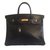 Hermès Birkin 40 Black Box GHW Leather  ref.50787