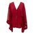 Hermès Tops Red Silk  ref.50846