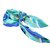 Juicy Couture pañuelo de playa de seda Azul Multicolor Verde  ref.50907