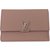Louis Vuitton Capucines Compact Magnolia Beige Leder  ref.51034