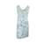 Autre Marque Matin Blanc Aqua Dress Blue Silk  ref.51041