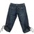 Marithé et François Girbaud Pantalones cortos de algodón azul - vista 2