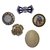 Vintage Pins & brooches Golden Metal  ref.51242