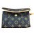 Louis Vuitton Embreagem / bolsa de cinto Caramelo Couro Lona  ref.51303