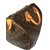 Louis Vuitton Speedy 30 Dark brown Cloth  ref.51386