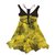 Sass & Bide Dresses Yellow Dark grey Silk  ref.51471