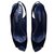 Louis Vuitton Sandalen Blau Lackleder  ref.51492