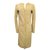 Loewe Deerskin vestido de camurça de couro Bege  ref.51650
