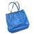 No Brand Handtaschen Blau Leder  ref.51688