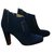Hermès Ankle Boots Blue Deerskin  ref.51822