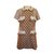 Louis Vuitton Dress Beige  ref.51824
