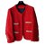 Zara Jackets Red Tweed  ref.51923