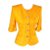 Yves Saint Laurent Jaqueta Amarelo Poliéster Cetim  ref.52037