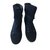 Chanel zapatillas Azul marino Lienzo  ref.52112