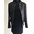 Sandro Kleid schwarz aus Krepp mit Satinbändern - Ansicht 10