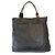 Autre Marque Borsa in pelle Lamarthe Nero Grigio - vista 2