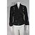 Armani short jacket black wool silver sequins Silvery - view 5