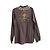 Blusa Smock Antik Batik de Algodón con Escote Bordado Marrón Castaño Multicolor - vista 2