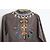 Blusa Smock Antik Batik de Algodón con Escote Bordado Marrón Castaño Multicolor - vista 7