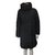 Moncler Long down jacket Black Polyester  ref.52580