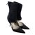 Christian Dior Ankle Boots Black Leather Patent leather  ref.52648