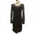Diesel robe noir sequins Viscose  ref.52709