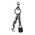 Yves Saint Laurent Bag charms Silvery Metal  ref.52768