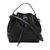 Givenchy Meio do saco da cubeta de Lucrezia Preto Couro  ref.52836