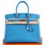 Hermès Birkin Epsom 35 Bleu Zanzibar Palladium Hardware - blu Pelle  ref.52901