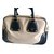 Prada Handbags Black Beige Leather Cloth  ref.52996