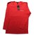 Guess TEE SHIRT MANCHES LONGUES Coton Rouge  ref.53013