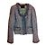 Maison Scotch Giacca di tweed blu e bianca
