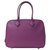 Hermès Federtasche Lila Leder