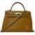 Sublime Sac Hermès Kelly 32 sellier en togo Gold en excellent état ! Cuir Caramel  ref.53290