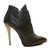 Fendi Ankle Boots Black Leather  ref.53406